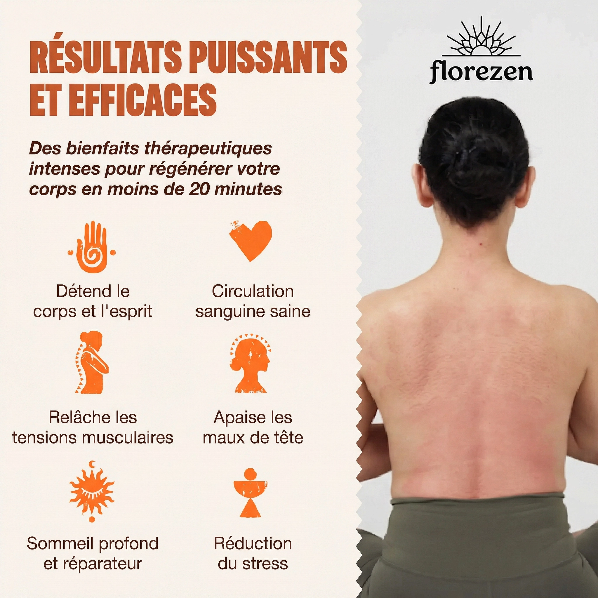 Tapis d'acupression FLOREZEN